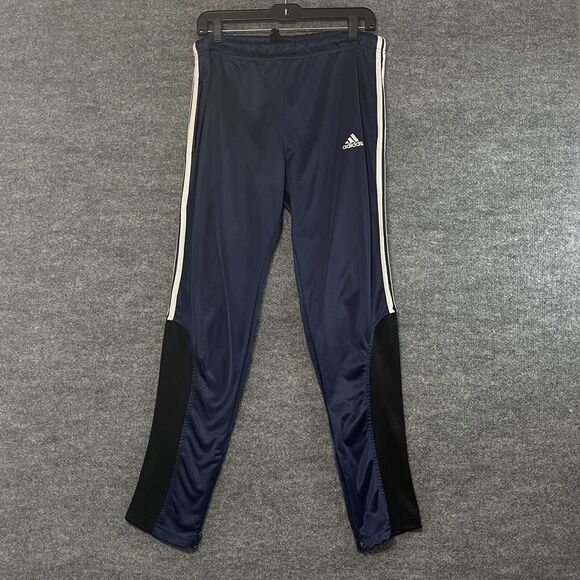 Vintage Adidas‎ Windbreaker Track Pants Men's Small Blue Vtg 90s Zip Ankles - Picture 1 of 7